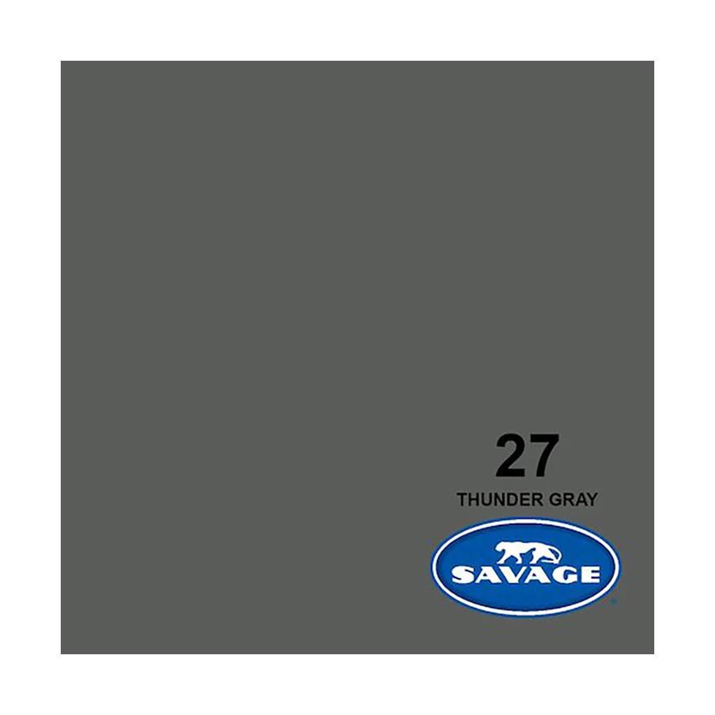 Savage Background Paper Thunder Gray 27 (2.18m x 11m)