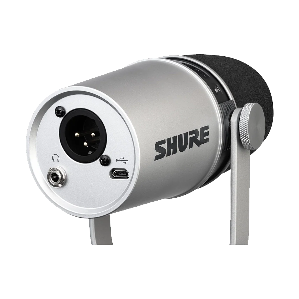 Shure MV7 Podcast Microphone (Silver) - Image 2