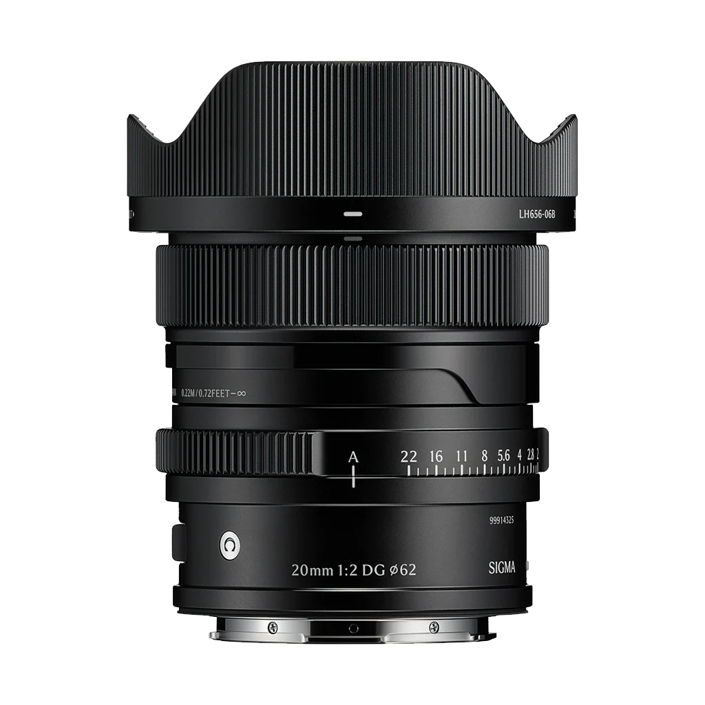 Sigma 20mm f/2 DG Contemporary Lens (L-Mount, Black)