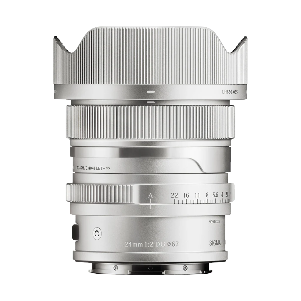Sigma 24mm f/2 DG Contemporary Lens (L-Mount, Silver)