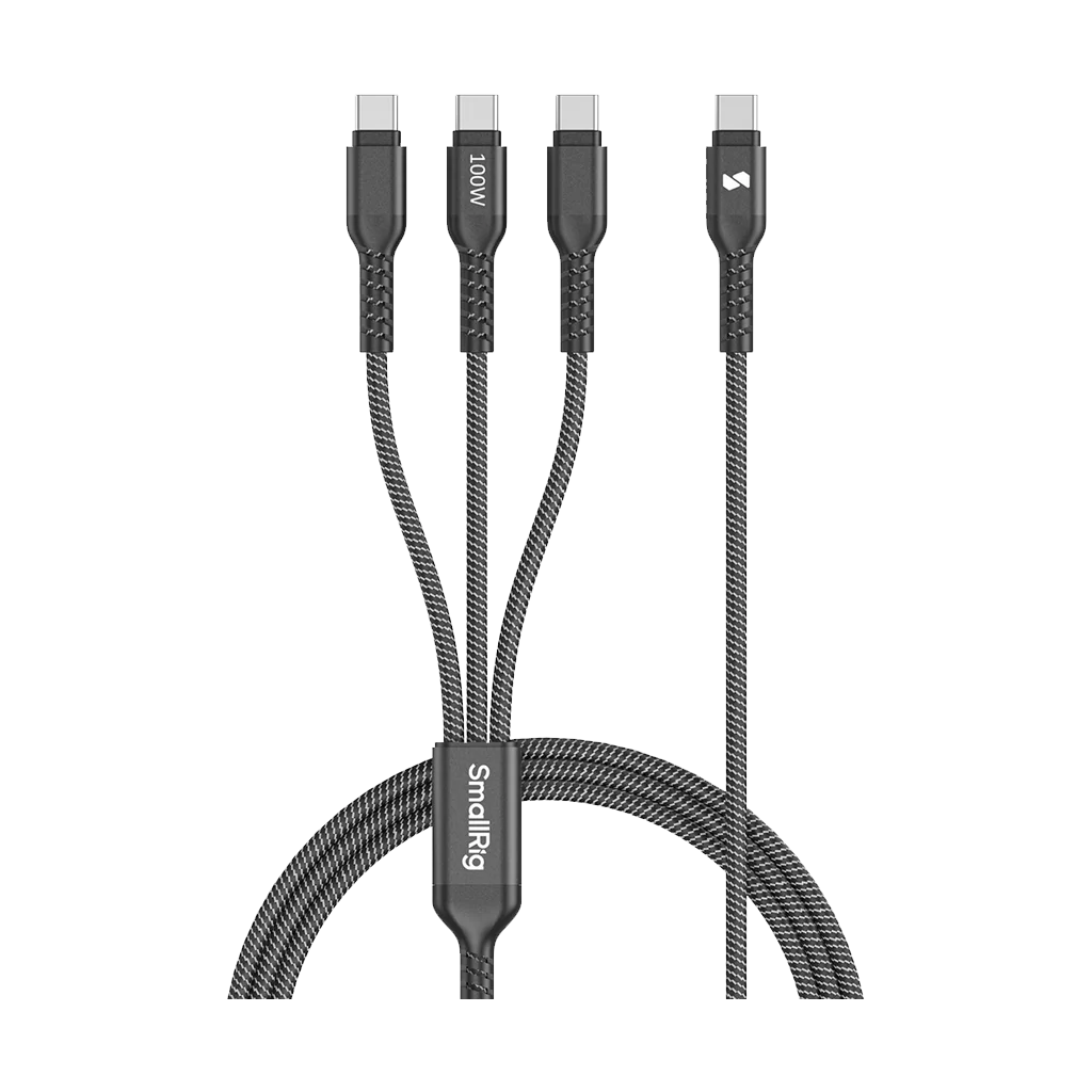 SmallRig 3-in-1 USB-C Power Cable (1.2m)