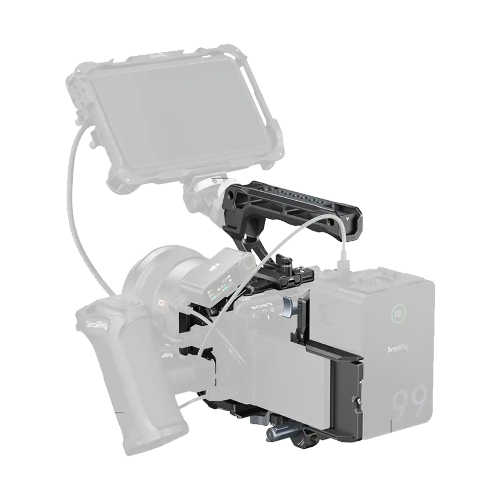 SmallRig 4183B Camera Cage Kit with V-Lock Battery Plate and Top Handle for Sony FX30/FX3 - Image 3
