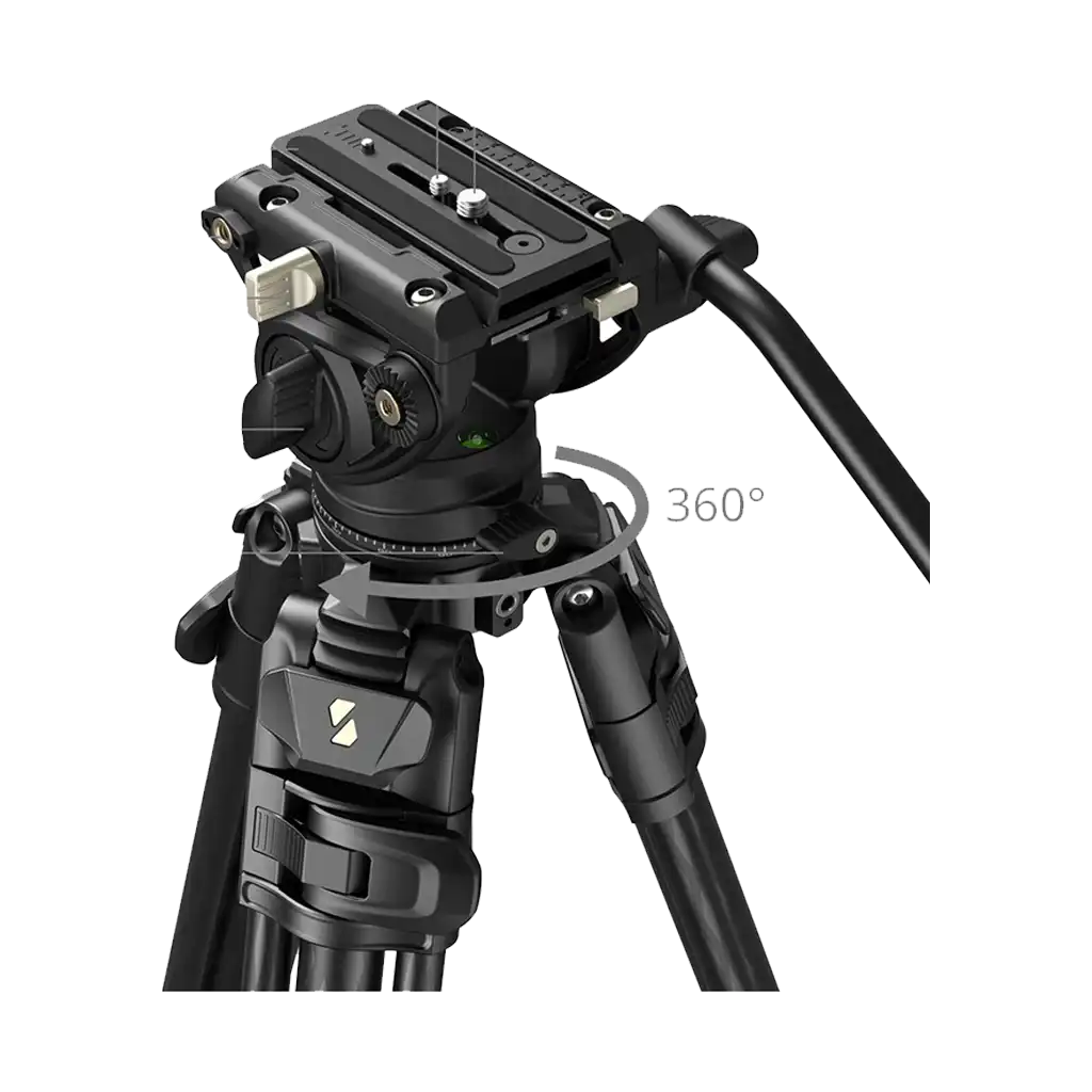 SmallRig AD-50 Max Carbon Fiber Video Tripod System - Image 2