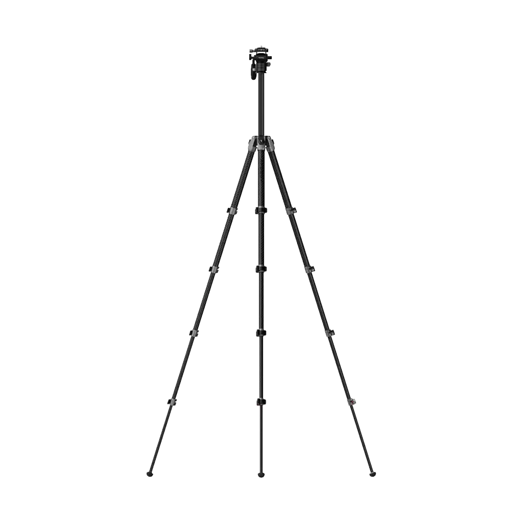 SmallRig AP225Pro Portable Carbon Fiber Video Tripod with Fluid Head - Image 2