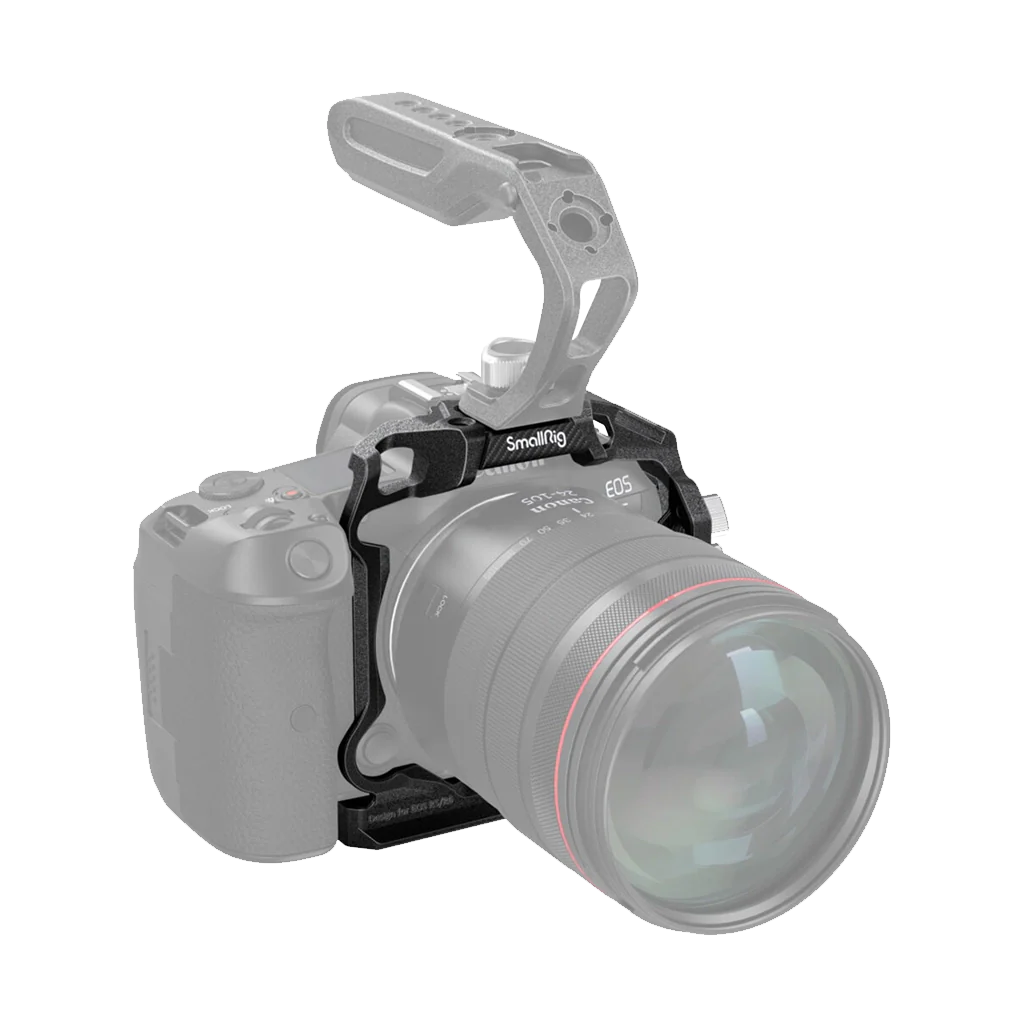 SmallRig "Black Mamba Half Cage and Cable Clamp for Canon EOS R5 C/R5/R6 - Image 2