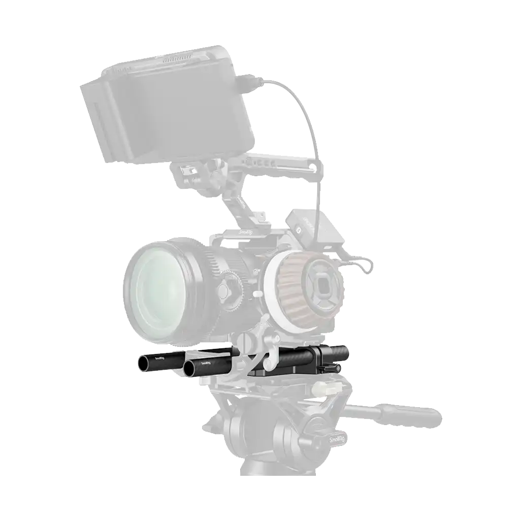SmallRig Bottom Mount Plate with Dual 15mm Rod Clamp - Image 3