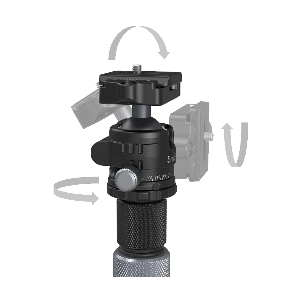 SmallRig Carbon Fiber Tripod with Center Column AP-20 and Ball Head - Image 2