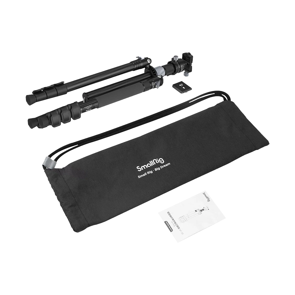 SmallRig Carbon Fiber Tripod with Center Column AP-20 and Ball Head - Image 3