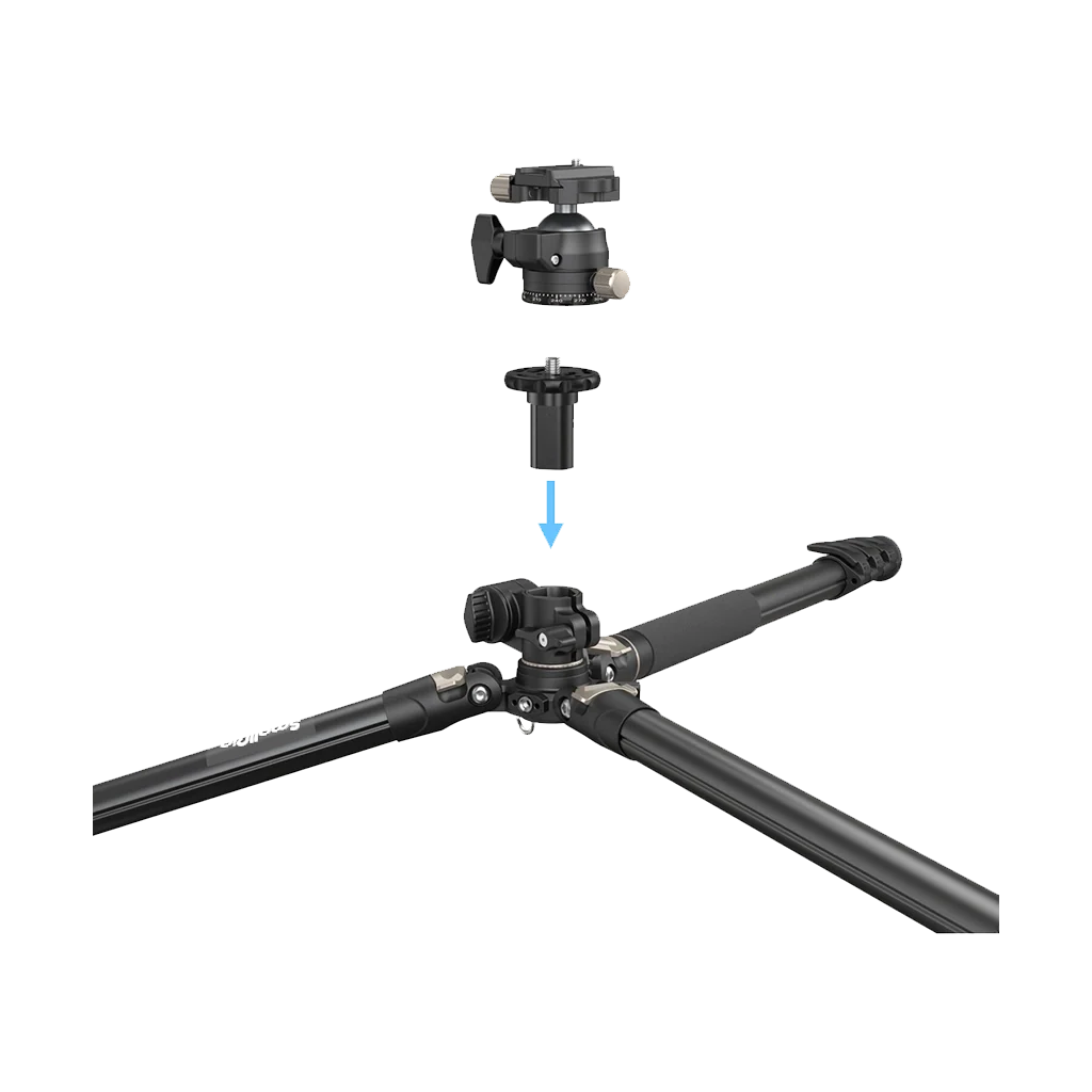 SmallRig CT200 Lateral Center Column Aluminum Tripod with Monopod - Image 3