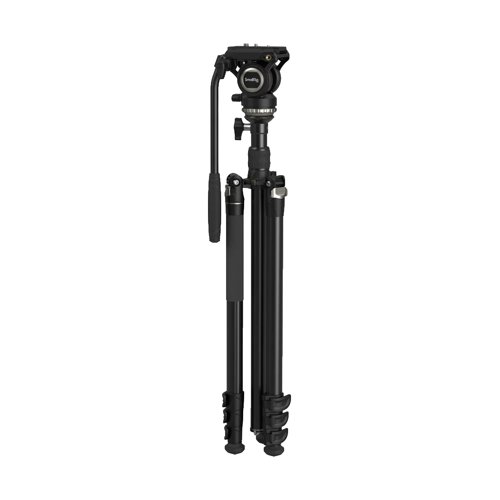SmallRig CT210 Video Tripod with Fluid Head and Reversible Center Column - Image 2