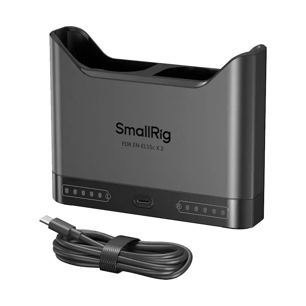 SmallRig EN-EL15c Camera Battery Double Bay Charger - Image 3