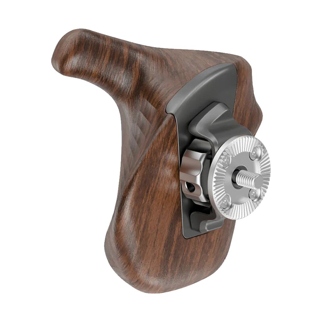 SmallRig ImageGrip Rotating Wooden Handle with ARRI-Style Rosette (Left Side) - Image 2