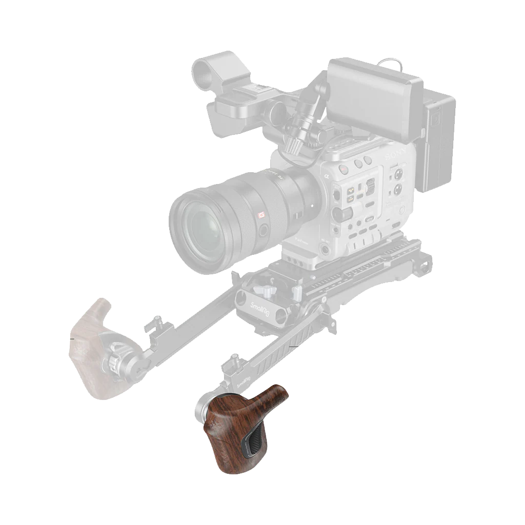 SmallRig ImageGrip Rotating Wooden Handle with ARRI-Style Rosette (Left Side) - Image 4