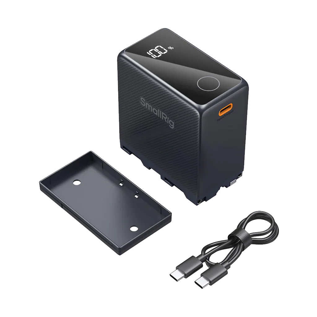SmallRig L-Series/NP-F970 USB-C Rechargeable Camera Battery (Black)