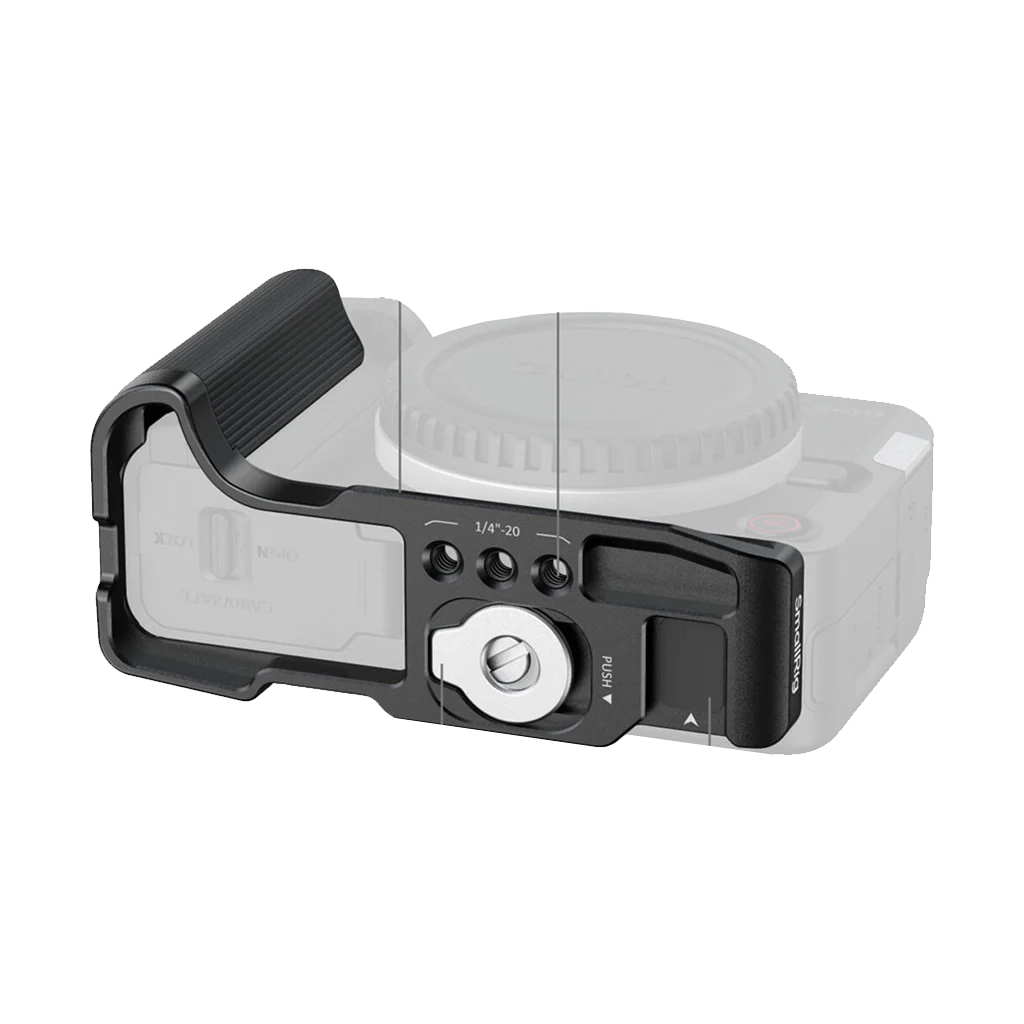 SmallRig L-Shaped Mount Plate with Handle for Canon EOS R50 V (Black) - Image 2