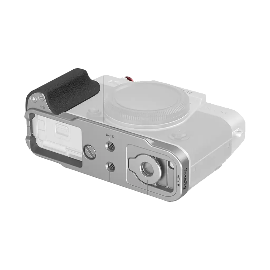 SmallRig L-Shaped Silicone Grip for Fujifilm X-T30 Series (Silver) - Image 3
