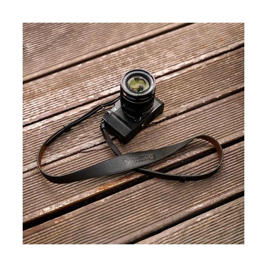 SmallRig Leather Camera Shoulder Strap (Black) - Image 3