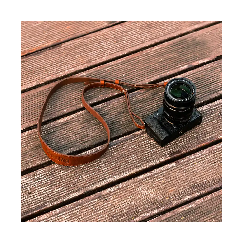 SmallRig Leather Camera Shoulder Strap (Brown) - Image 3