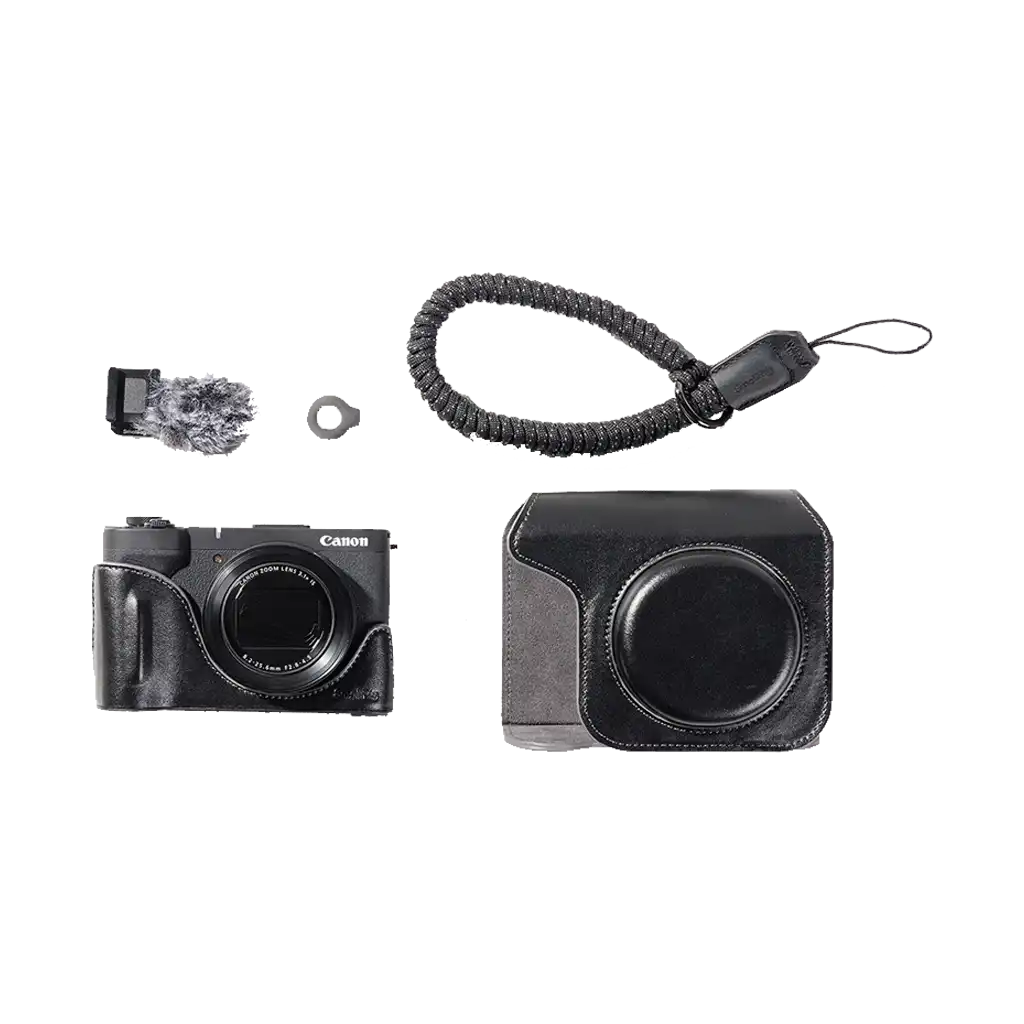 SmallRig Leather Case Kit for Canon PowerShot V1 (Black) - Image 2