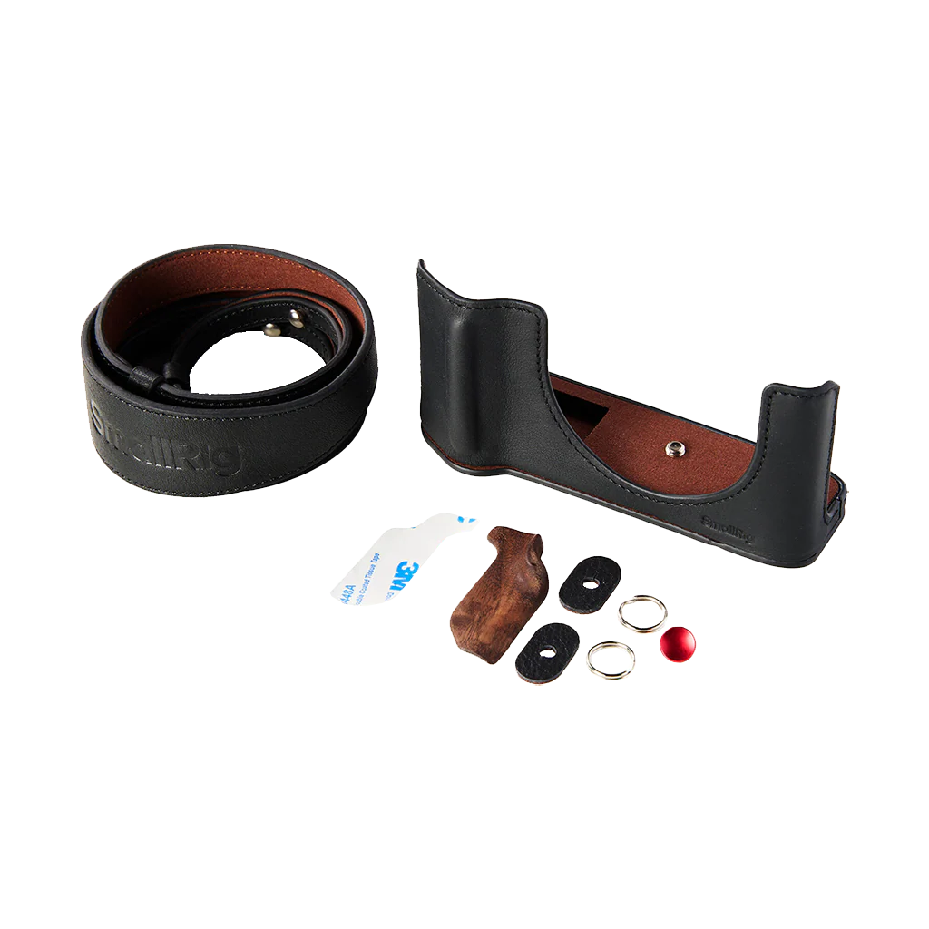SmallRig Leather Half Case Kit for Fujifilm GFX100RF (Black) - Image 2