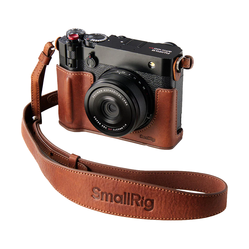 SmallRig Leather Half Case Kit for Fujifilm GFX100RF (Brown)
