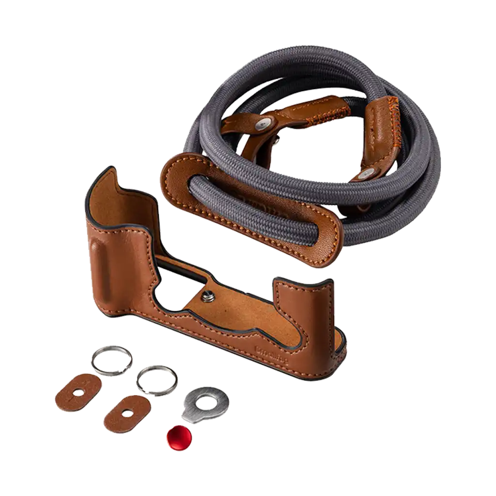 SmallRig Leather Half Case Kit for Fujifilm X-T30, II and III (Brown) - Image 2