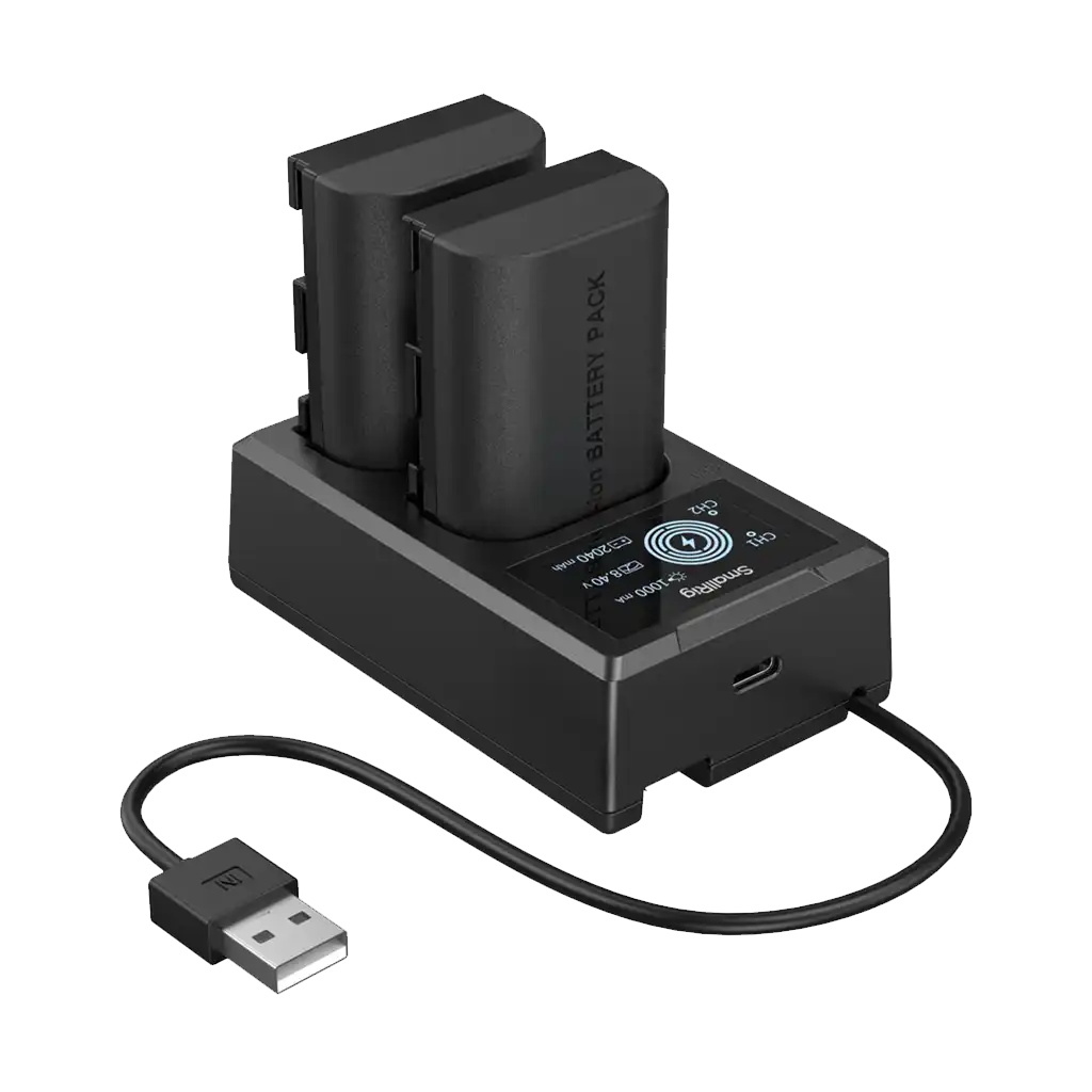 SmallRig LP-E6P 2-Battery Kit with Dual Charger - Image 2