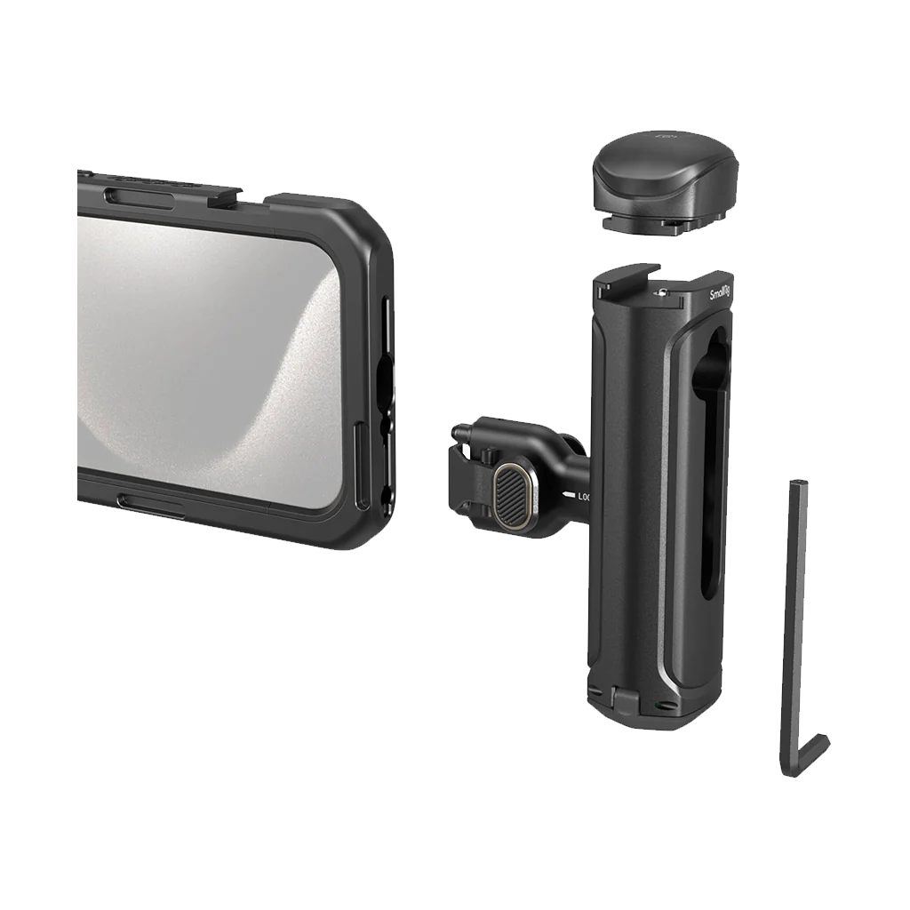 SmallRig Mobile Video Cage Kit with Single Handle for iPhone 15 Pro - Image 2