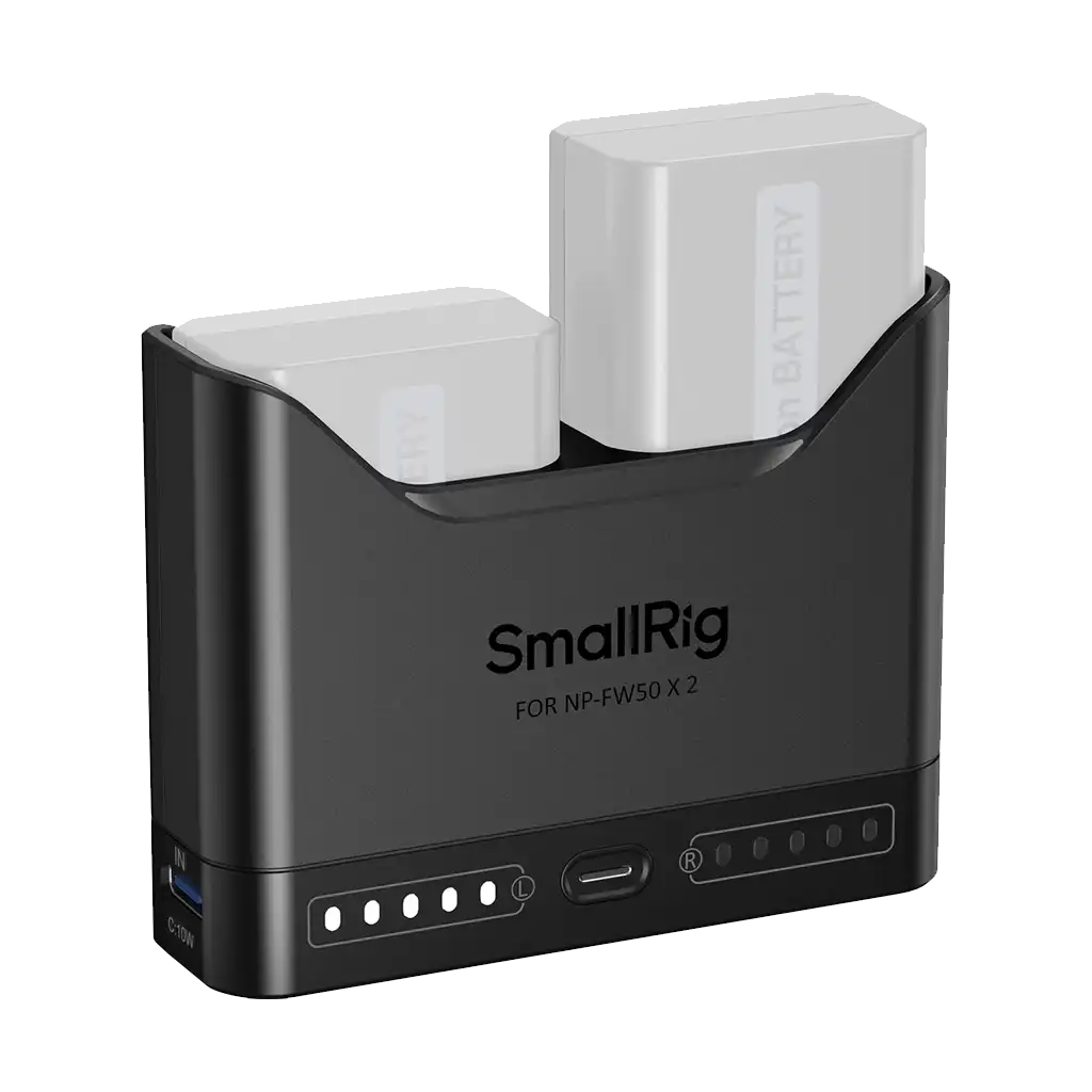 SmallRig NP-FW50 Dual Camera Battery Charger - Image 2