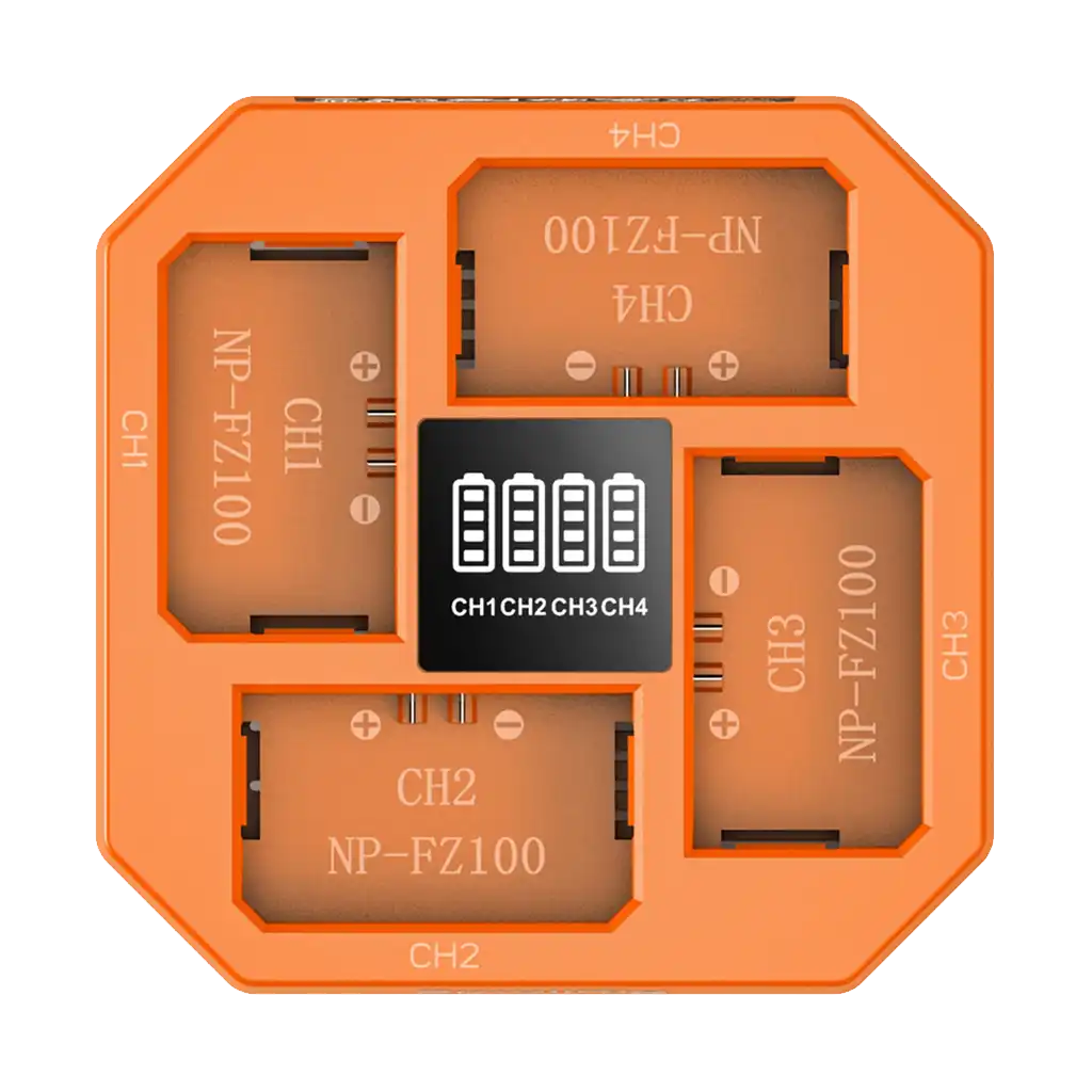 SmallRig NP-FZ100 4-Channel Camera Battery Charger - Image 2