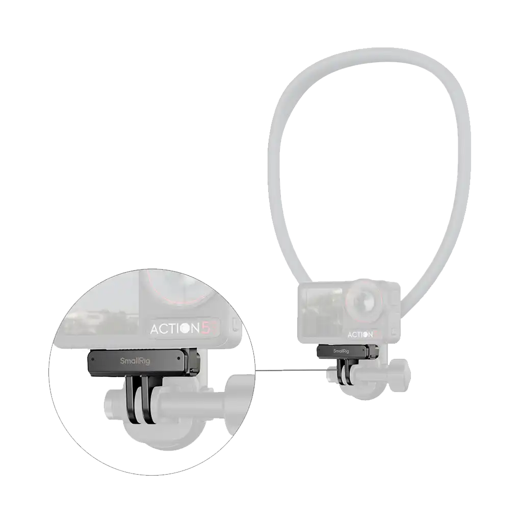SmallRig Quick Release Mount Adapter for DJI Osmo 360 / Action 5 Pro / 4 / 3 - Image 3