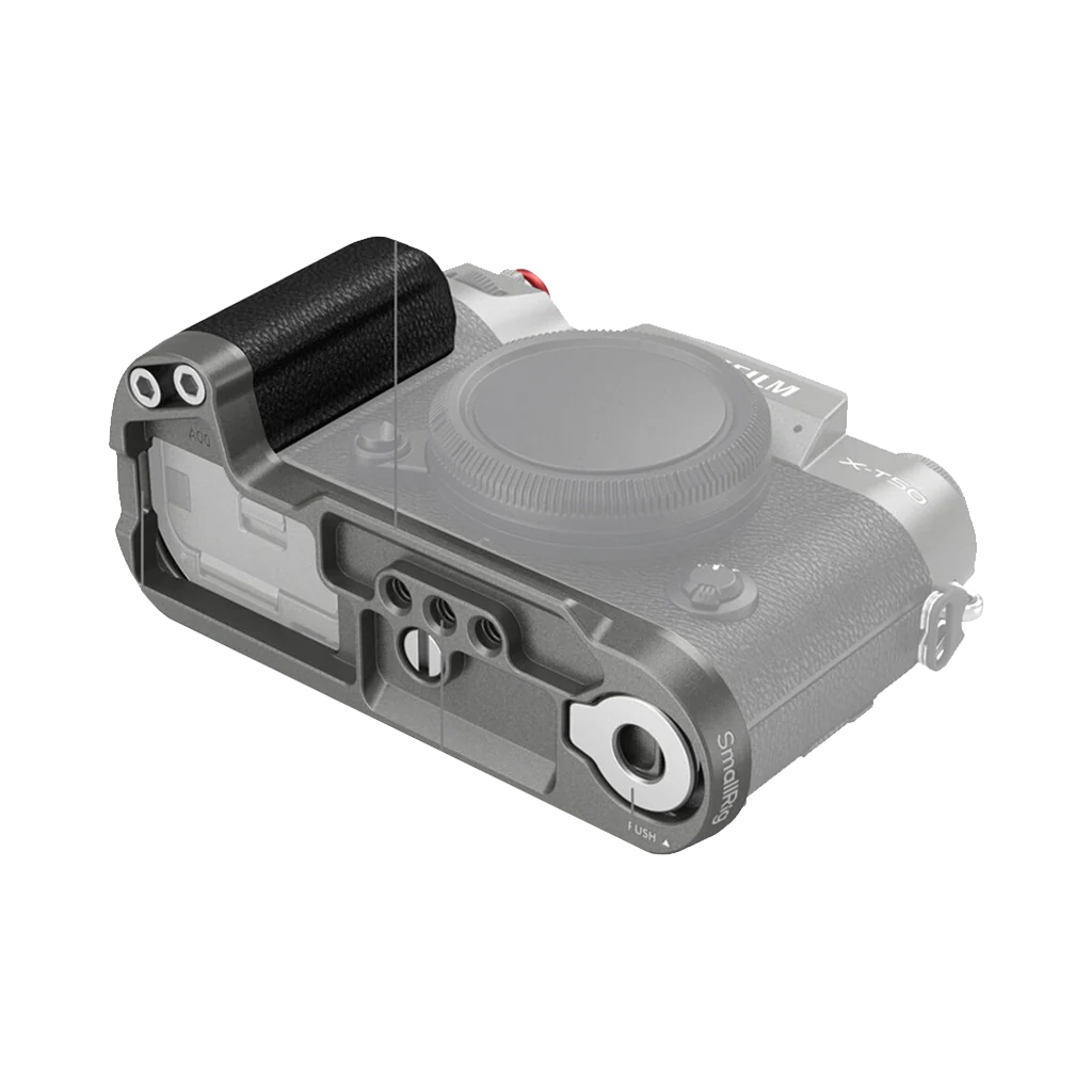 SmallRig Silicone L-Shape Grip for Fujifilm X-T50 (Charcoal Silver) - Image 2