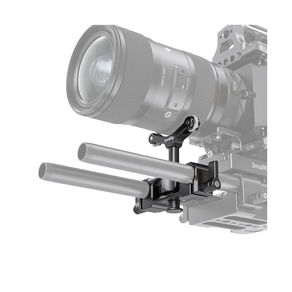 SmallRig Universal 15mm LWS Rod Mount Lens Support - Image 2