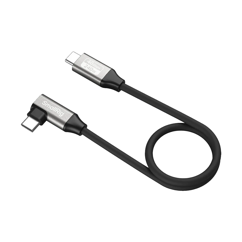 SmallRig USB-C Straight-to-Right Angled Cable (35cm)
