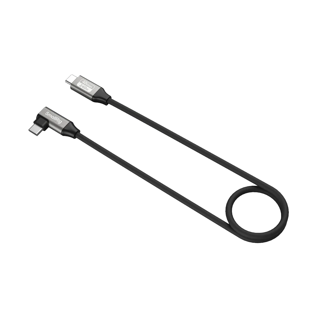 SmallRig USB-C Straight-to-Right Angled Cable (60cm)