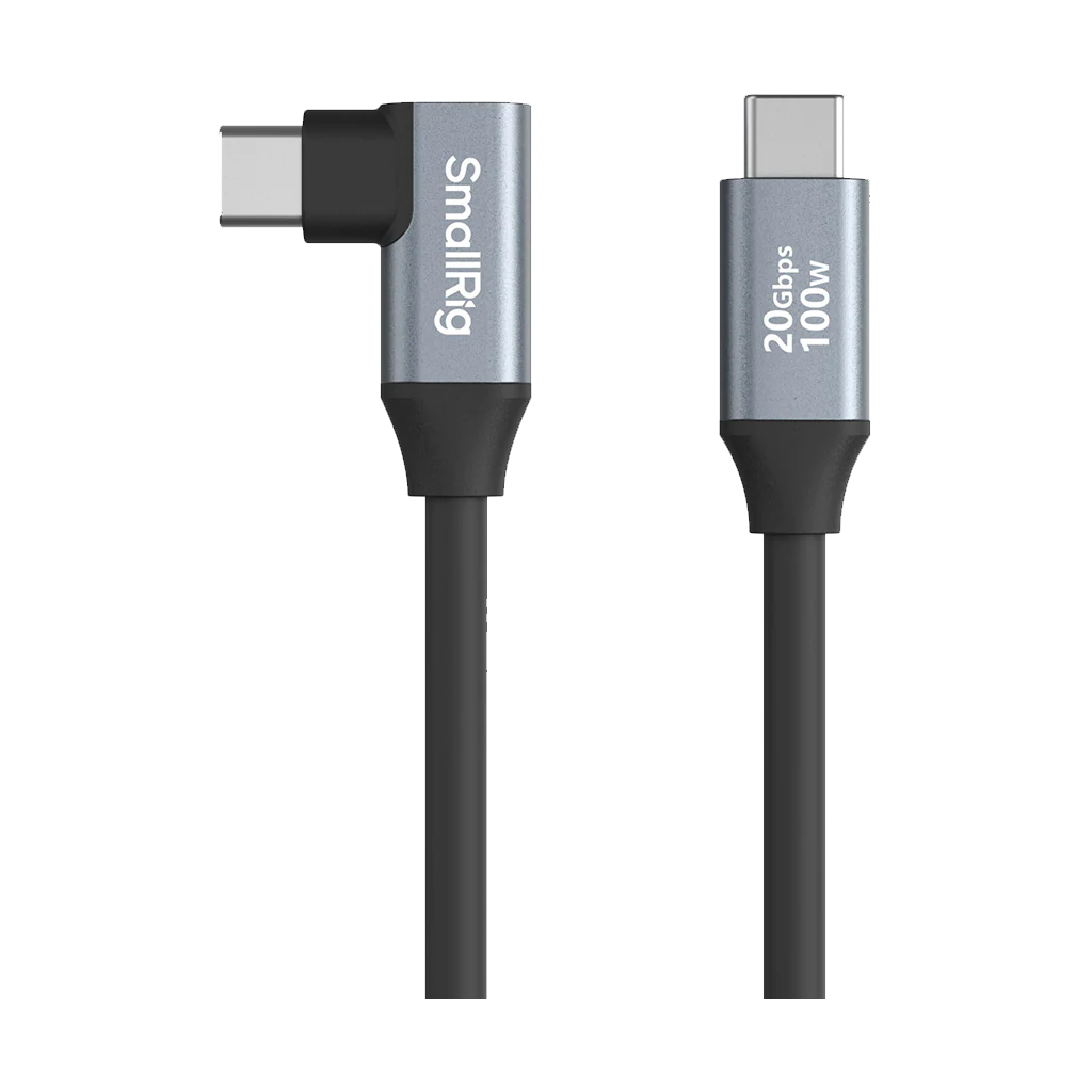 SmallRig USB-C Straight-to-Right Angled Cable (60cm)