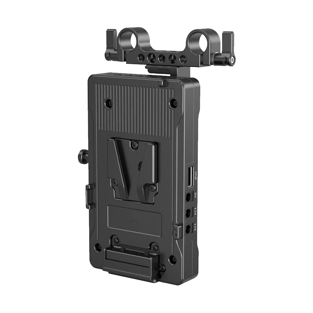 SmallRig V-Mount Battery Adapter Plate with 15mm LWS Rod Clamp and Adjustable Arm - Image 2