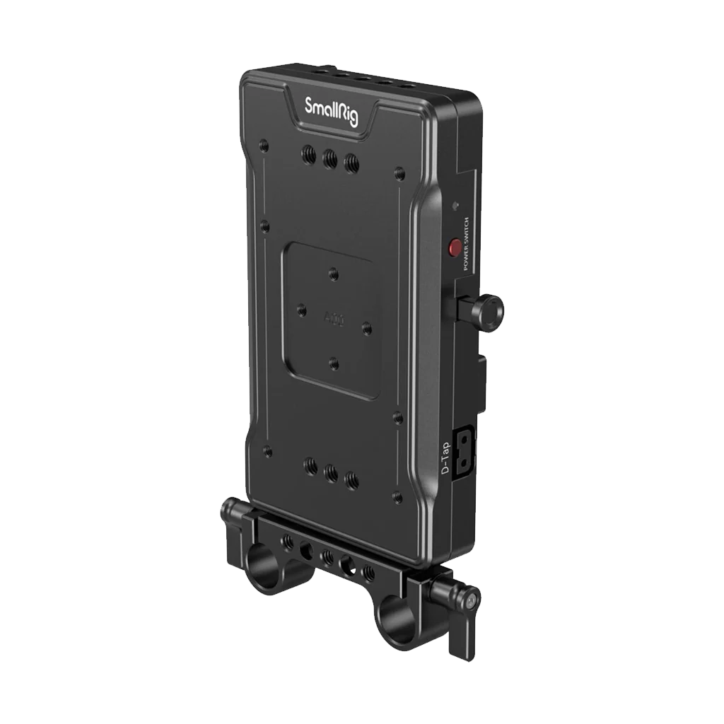 SmallRig V-Mount Battery Adapter Plate with Dual 15mm Rod Clamp - Image 2
