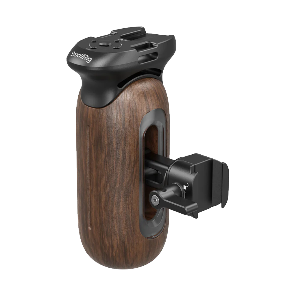 SmallRig Wooden Side Handle with NATO Clamp