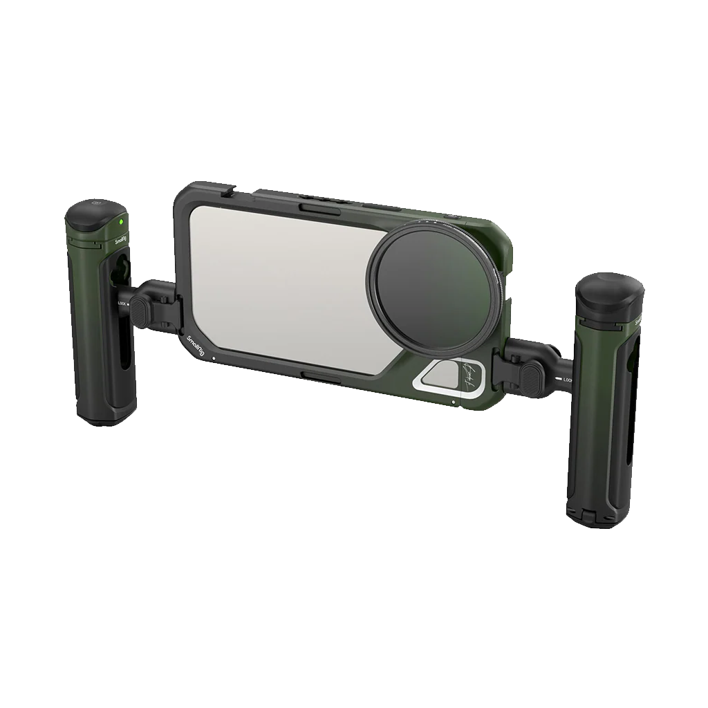 SmallRig x Brandon Li Special Mobile Video Cage Kit with Dual Handles and Basic Accessories for iPhone 15 Pro Max