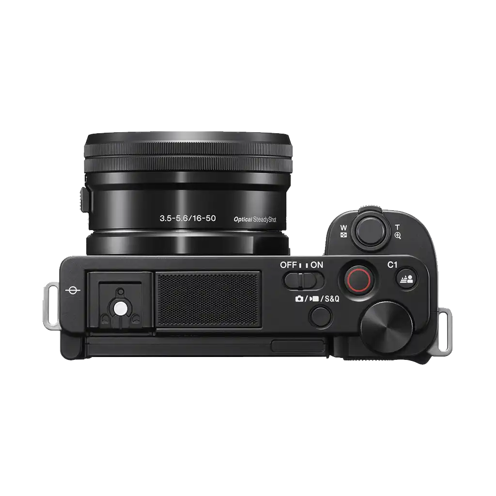 Sony ZV-E10 Mirrorless Camera with 16-50mm and 55-210mm Lens + Sony Soulder Bag and 32GB SD Card (Black) - Image 3