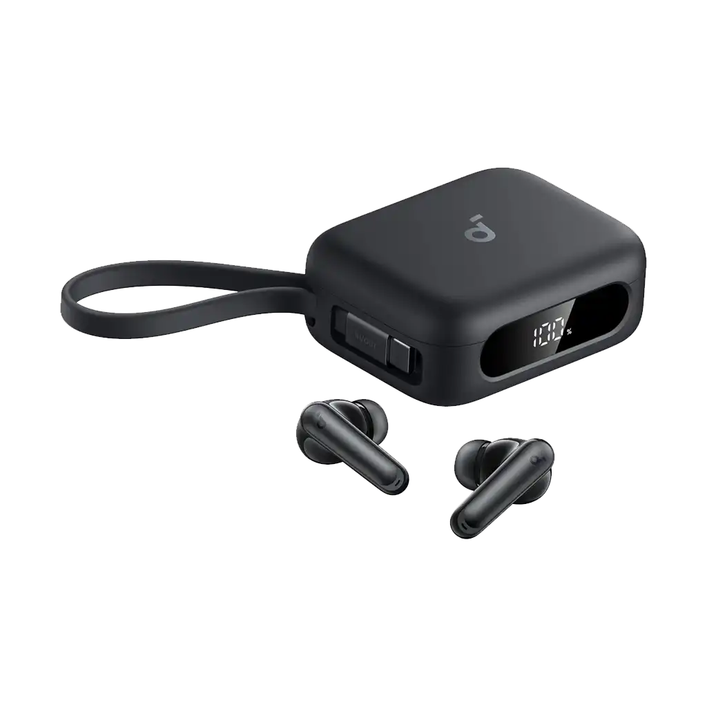 Soundcore P41i True Wireless Noise-Canceling Earbuds with Built-In Power Bank (Black) - Image 3