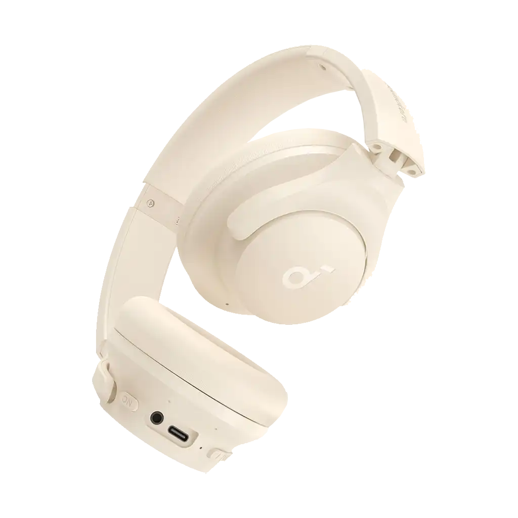 Soundcore Q20i Wireless Hybrid Noise Canceling Over-Ear Headphones (White) - Image 4