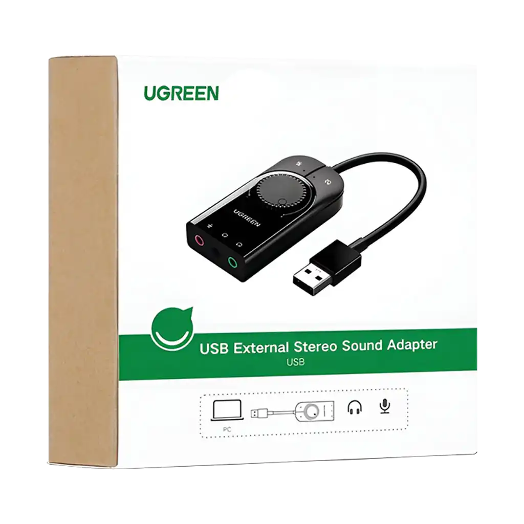 UGREEN CM129-40964 USB-A to 3.5mm External Stereo Sound Adapter - Image 5