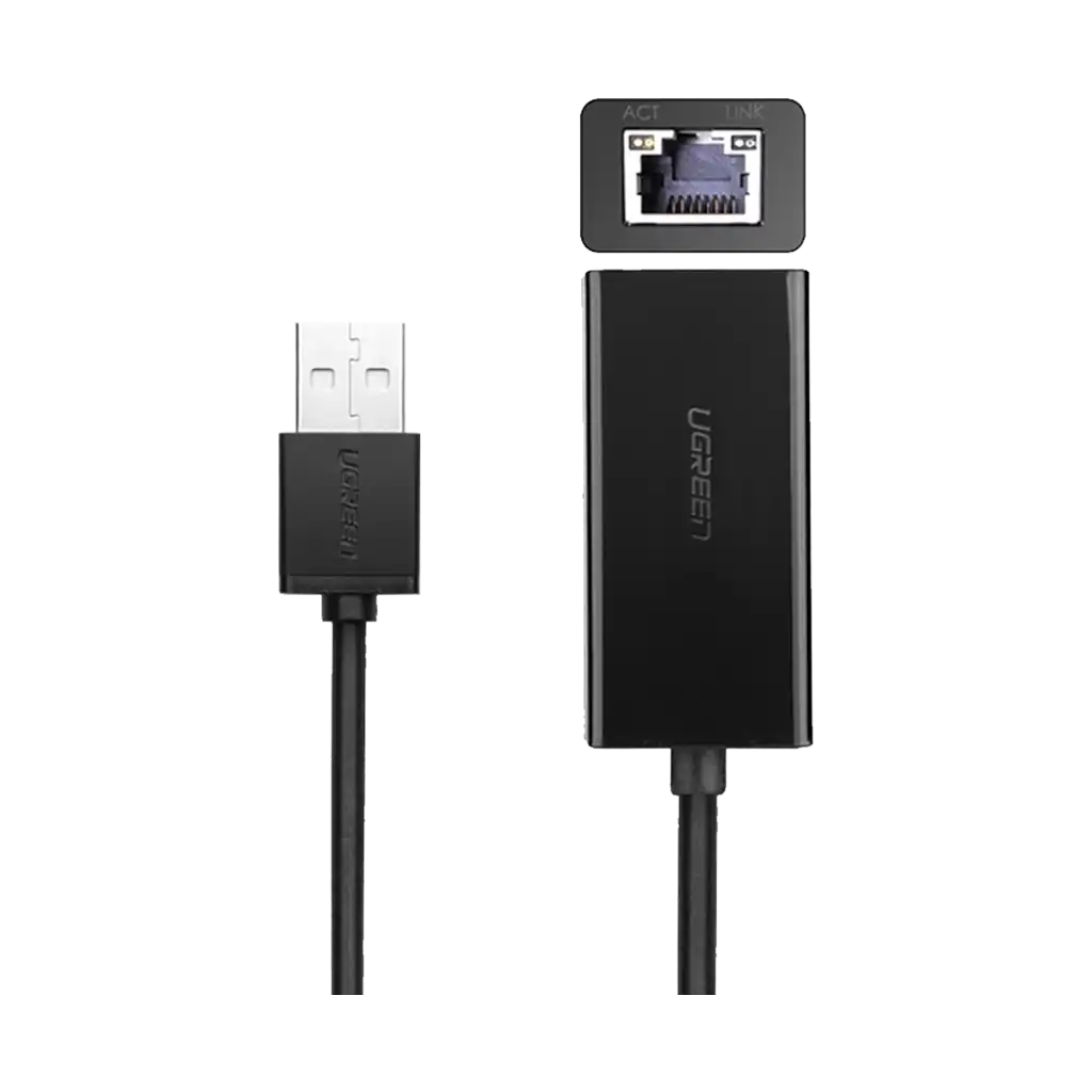 UGREEN CR110 Ethernet Adapter | USB 2.0 to RJ45 - Image 2