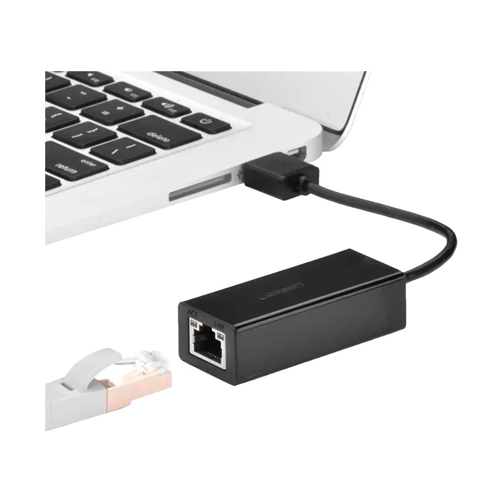 UGREEN CR110 Ethernet Adapter | USB 2.0 to RJ45 - Image 3
