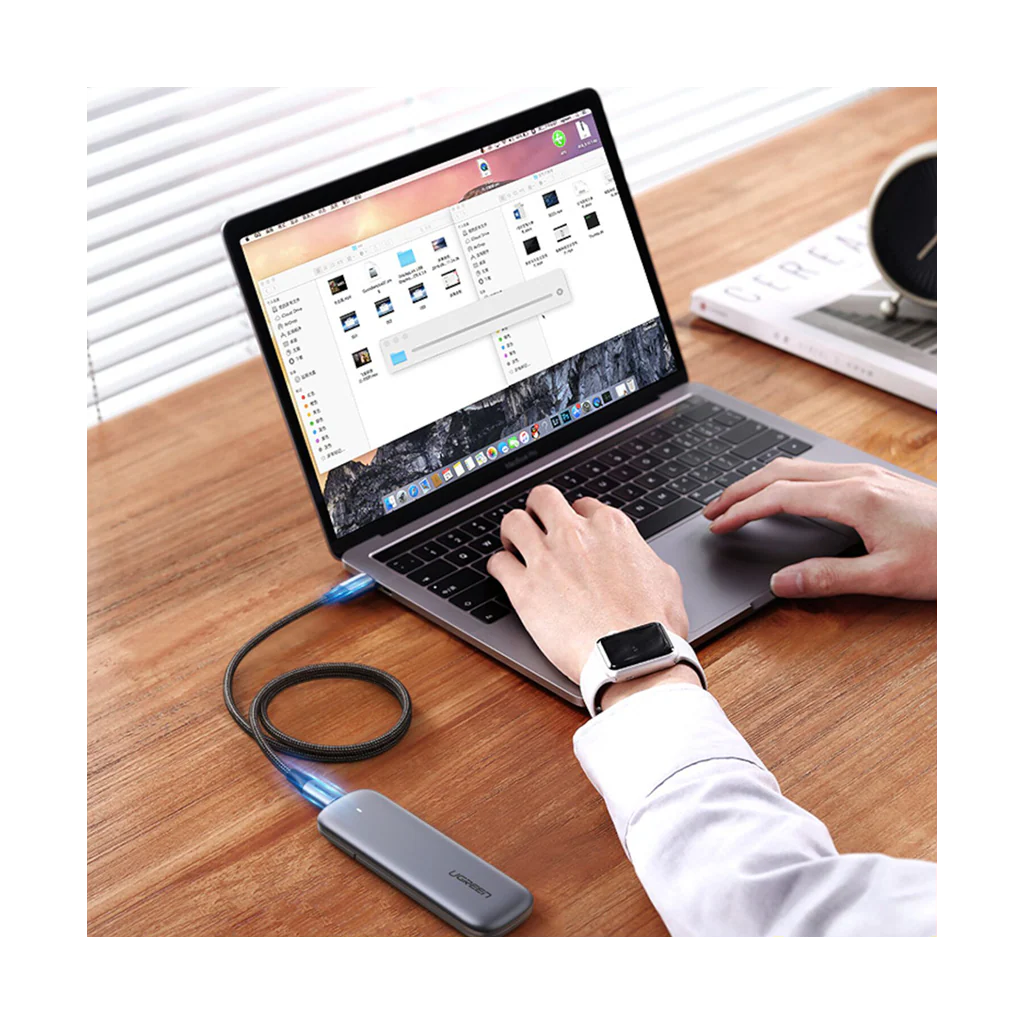UGREEN Gen2 Type-C Male to Male Data Cable - 240W Fast Charging (10Gbps) 4K - Image 4