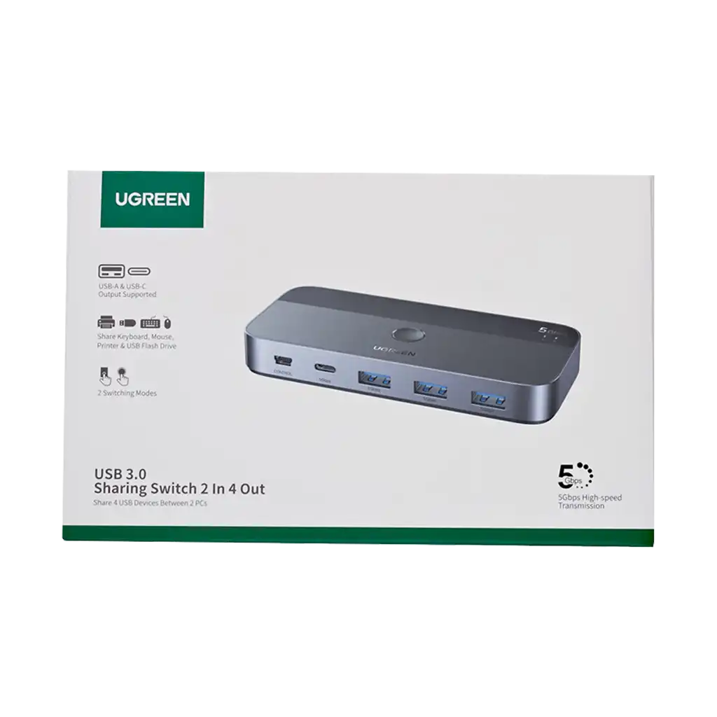 UGREEN Sharing Switch Box 2-in-4 Out - Image 3