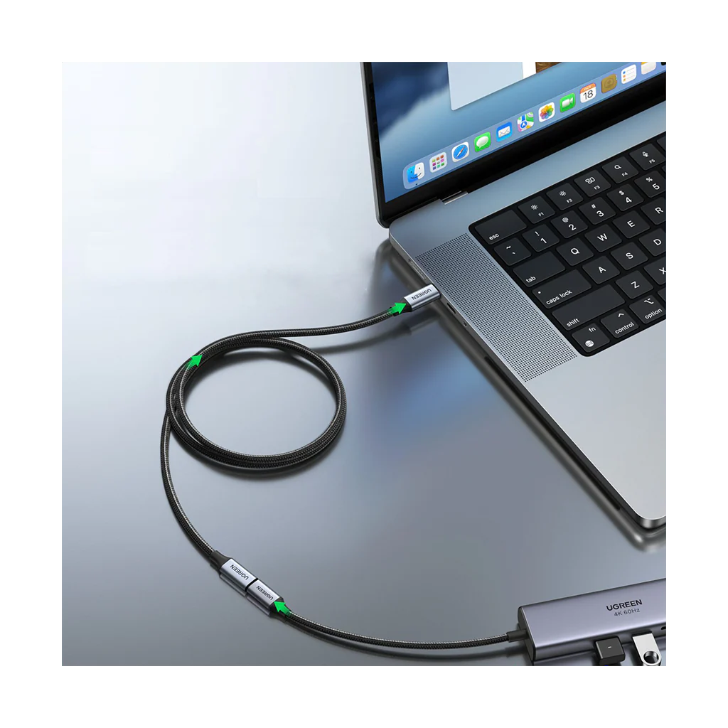 UGREEN Type-C 3.1 Gen2 Extension Cable – 10Gbps, PD 100W (1m) - Image 3