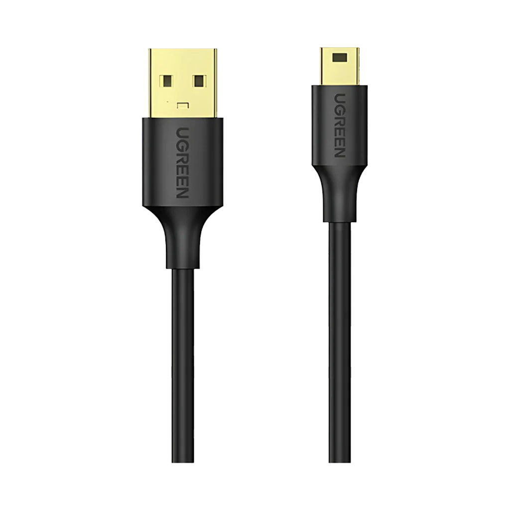 UGREEN US132 USB to Mini USB 2.0, 450Mbps SuperSpeed Cable - 1m - Image 2